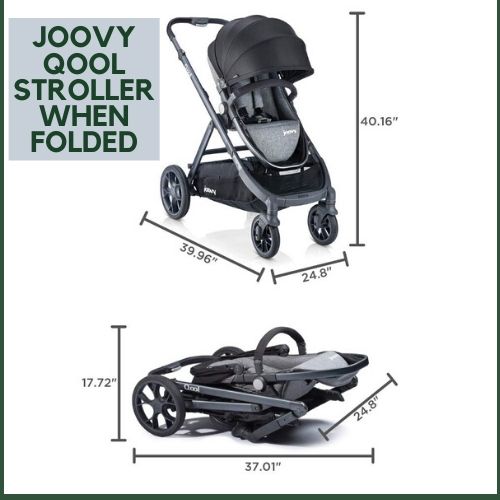 Joovy qool stroller when folded