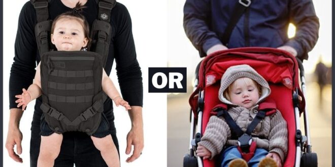 Baby Carrier or Stroller in Airport