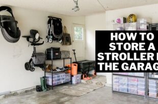 how to store a stroller in the garage